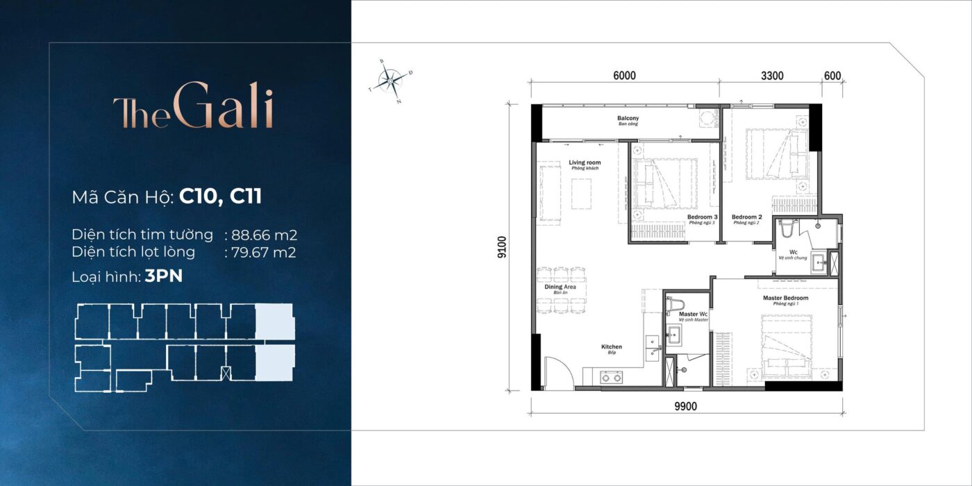 layout can ho 3pn goc 88m2 thap the gali khai hoan prime 1400x700 1 The Emerald Garden View – Không Gian Sống Xanh Giữa Lòng Đô Thị
